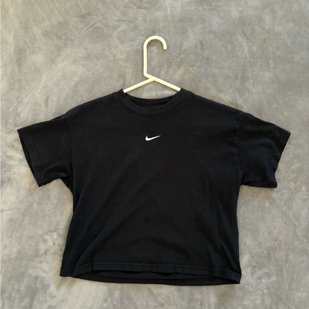 Nike Black T-Shirt with White Logo